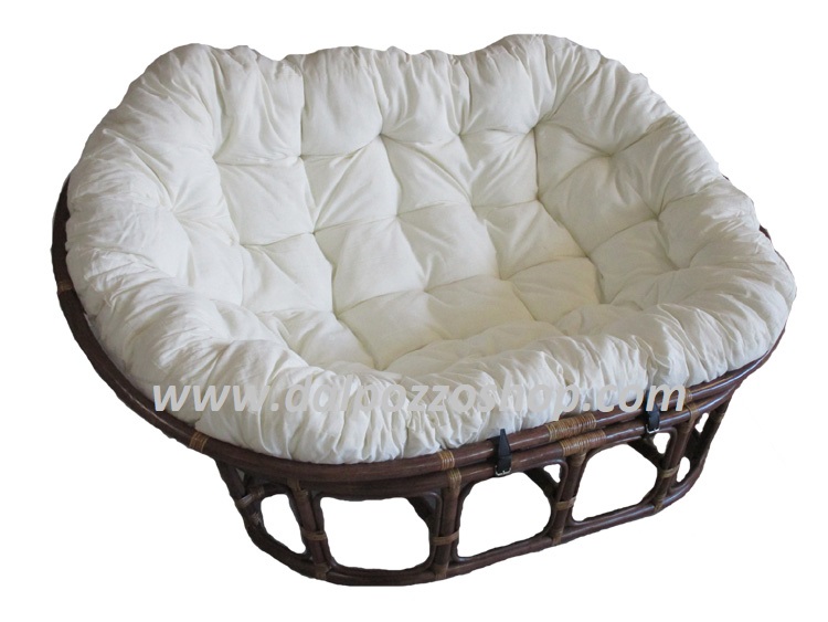 CESTO PORTA BIANCHERIA VIMINI RATTAN CM 40X28X53 H CON FODERA